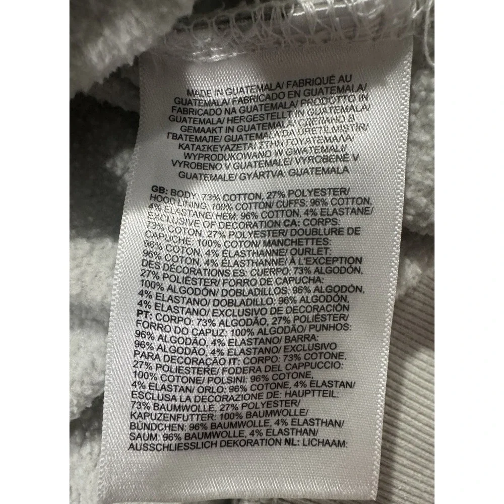 The North Face Hoodie Men Mediums White Fleece Half Dome Pullover Sweatshirt